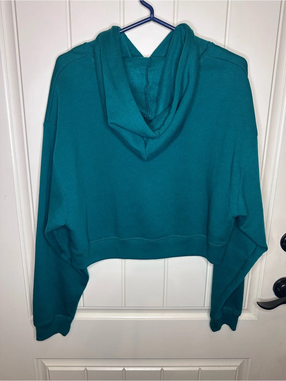 PINK Cropped hoodie (green)